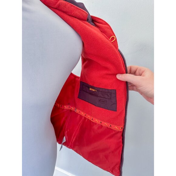 Tsunami Quilted Down Plum Front Zipper Puffer Vest - Picture 11 of 13